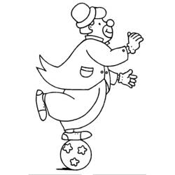 Coloring page: Clown (Characters) #90932 - Free Printable Coloring Pages