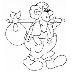 Coloring page: Clown (Characters) #90960 - Free Printable Coloring Pages