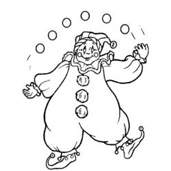 Coloring page: Clown (Characters) #90965 - Free Printable Coloring Pages