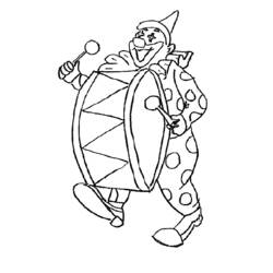 Coloring page: Clown (Characters) #90966 - Free Printable Coloring Pages