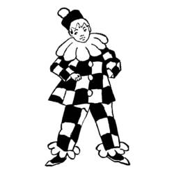 Coloring page: Clown (Characters) #90967 - Free Printable Coloring Pages