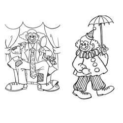 Coloring page: Clown (Characters) #90970 - Free Printable Coloring Pages
