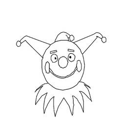 Coloring page: Clown (Characters) #90979 - Free Printable Coloring Pages