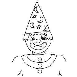 Coloring page: Clown (Characters) #90984 - Free Printable Coloring Pages