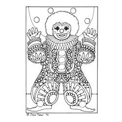 Coloring page: Clown (Characters) #91017 - Free Printable Coloring Pages