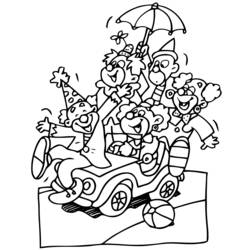 Coloring page: Clown (Characters) #91026 - Free Printable Coloring Pages
