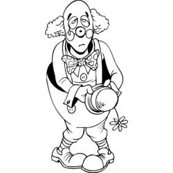 Coloring page: Clown (Characters) #91044 - Free Printable Coloring Pages