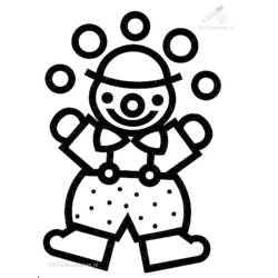 Coloring page: Clown (Characters) #91052 - Free Printable Coloring Pages