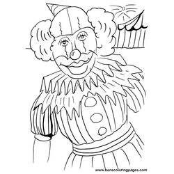 Coloring page: Clown (Characters) #91053 - Free Printable Coloring Pages