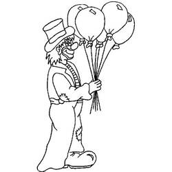 Coloring page: Clown (Characters) #91068 - Free Printable Coloring Pages