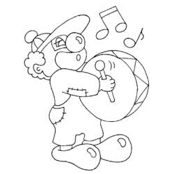 Coloring page: Clown (Characters) #91070 - Free Printable Coloring Pages