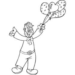 Coloring page: Clown (Characters) #91103 - Free Printable Coloring Pages
