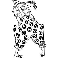 Coloring page: Clown (Characters) #91115 - Free Printable Coloring Pages