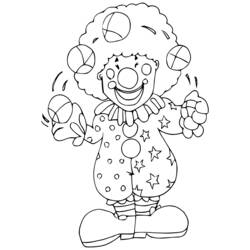 Coloring page: Clown (Characters) #91122 - Free Printable Coloring Pages