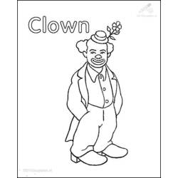 Coloring page: Clown (Characters) #91127 - Free Printable Coloring Pages