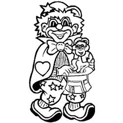 Coloring page: Clown (Characters) #91136 - Free Printable Coloring Pages