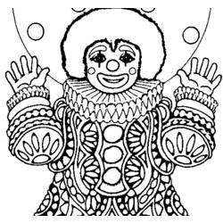 Coloring page: Clown (Characters) #91137 - Free Printable Coloring Pages