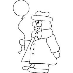 Coloring page: Clown (Characters) #91140 - Free Printable Coloring Pages