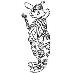 Coloring page: Clown (Characters) #91149 - Free Printable Coloring Pages