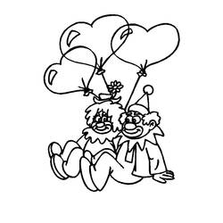 Coloring page: Clown (Characters) #91179 - Free Printable Coloring Pages