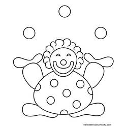 Coloring page: Clown (Characters) #91192 - Free Printable Coloring Pages