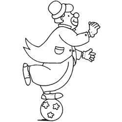 Coloring page: Clown (Characters) #91196 - Free Printable Coloring Pages