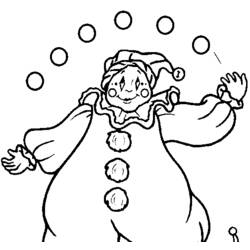 Coloring page: Clown (Characters) #91215 - Free Printable Coloring Pages