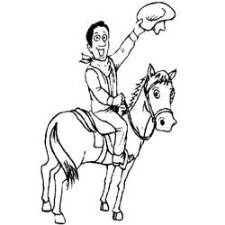 Cowboy (Characters) coloring page #213512 to print and color
