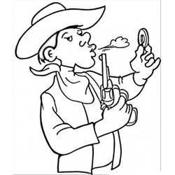 Cowboy (Characters) coloring page #213514 to print and color