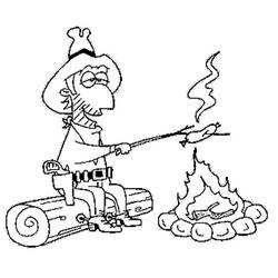 Cowboy (Characters) coloring page #213523 to print and color