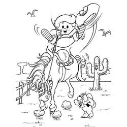 Cowboy (Characters) coloring page #213530 to print and color
