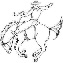 Cowboy (Characters) coloring page #213534 to print and color