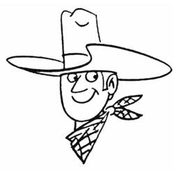 Coloring page: Cowboy (Characters) #91437 - Printable coloring pages