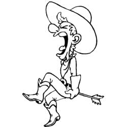 Coloring page: Cowboy (Characters) #91458 - Free Printable Coloring Pages