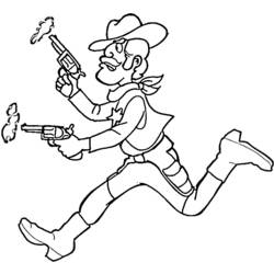 Coloring page: Cowboy (Characters) #91459 - Free Printable Coloring Pages