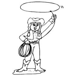 Coloring page: Cowboy (Characters) #91483 - Free Printable Coloring Pages