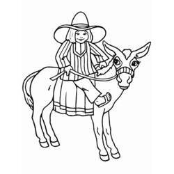 Coloring page: Cowboy (Characters) #91488 - Free Printable Coloring Pages