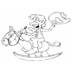 Coloring page: Cowboy (Characters) #91490 - Free Printable Coloring Pages