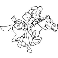 Coloring page: Cowboy (Characters) #91497 - Free Printable Coloring Pages
