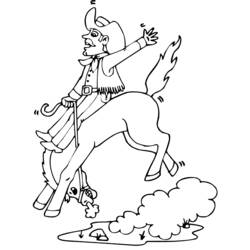 Coloring page: Cowboy (Characters) #91505 - Free Printable Coloring Pages