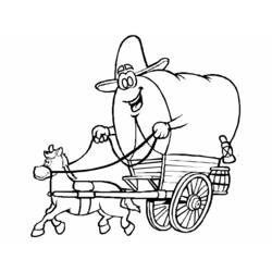 Coloring page: Cowboy (Characters) #91508 - Free Printable Coloring Pages