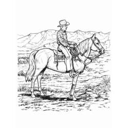 Coloring page: Cowboy (Characters) #91518 - Free Printable Coloring Pages