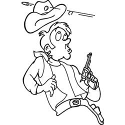 Coloring page: Cowboy (Characters) #91538 - Free Printable Coloring Pages