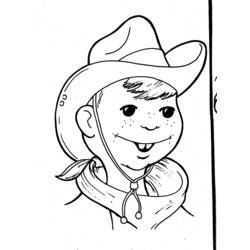 Coloring page: Cowboy (Characters) #91548 - Free Printable Coloring Pages