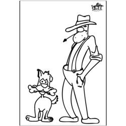 Coloring page: Cowboy (Characters) #91555 - Free Printable Coloring Pages