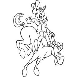 Coloring page: Cowboy (Characters) #91567 - Free Printable Coloring Pages