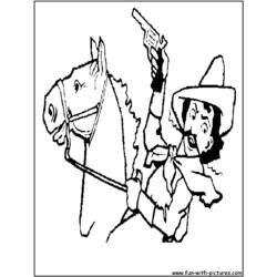 Coloring page: Cowboy (Characters) #91579 - Free Printable Coloring Pages