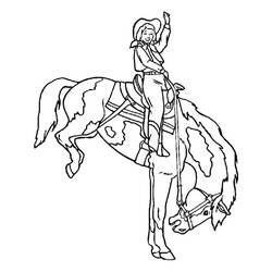 Coloring page: Cowboy (Characters) #91582 - Printable coloring pages