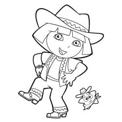 Coloring page: Cowboy (Characters) #91600 - Printable coloring pages