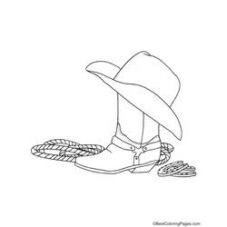 Coloring page: Cowboy (Characters) #91641 - Free Printable Coloring Pages